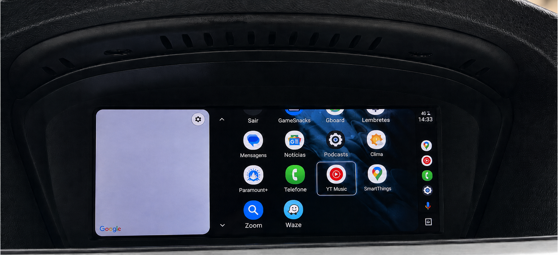 Android Auto on a BMW screen